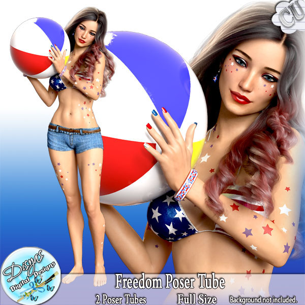 FREEDOM DAY POSER TUBE CU - FS by Disyas - Click Image to Close